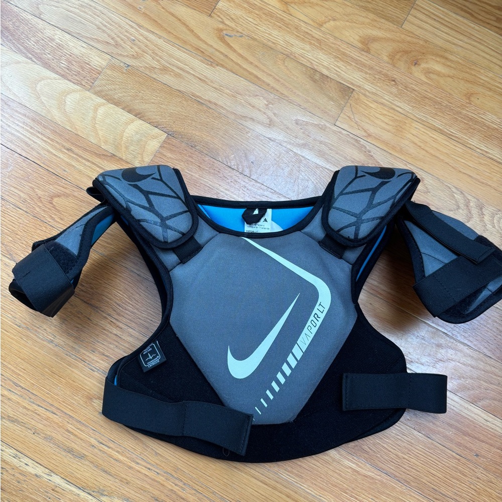 Nike Youth Chest Protector in Gray and Black